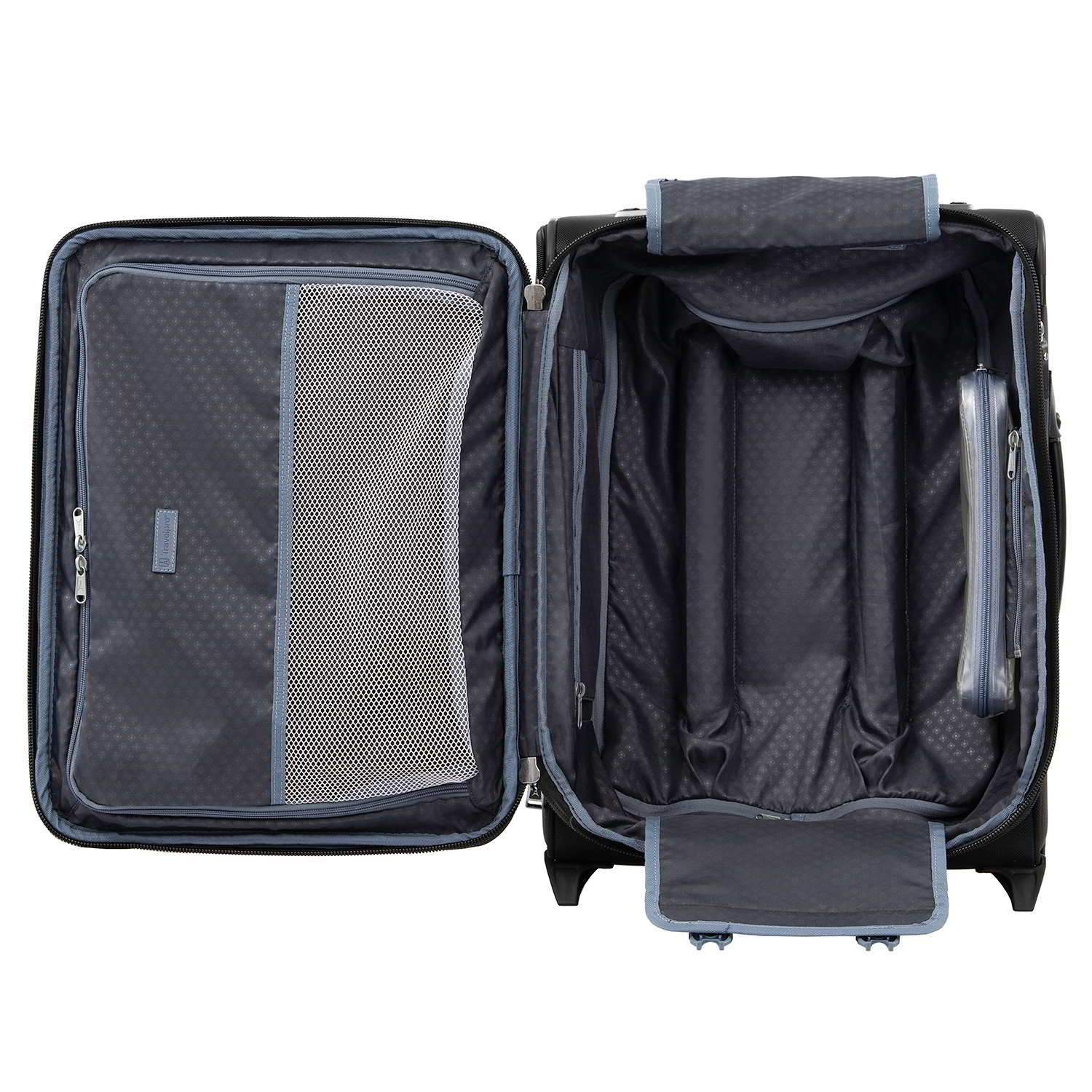 Travelpro Platinum Elite International Expandable Carry-on Rollaboard, Shadow Black