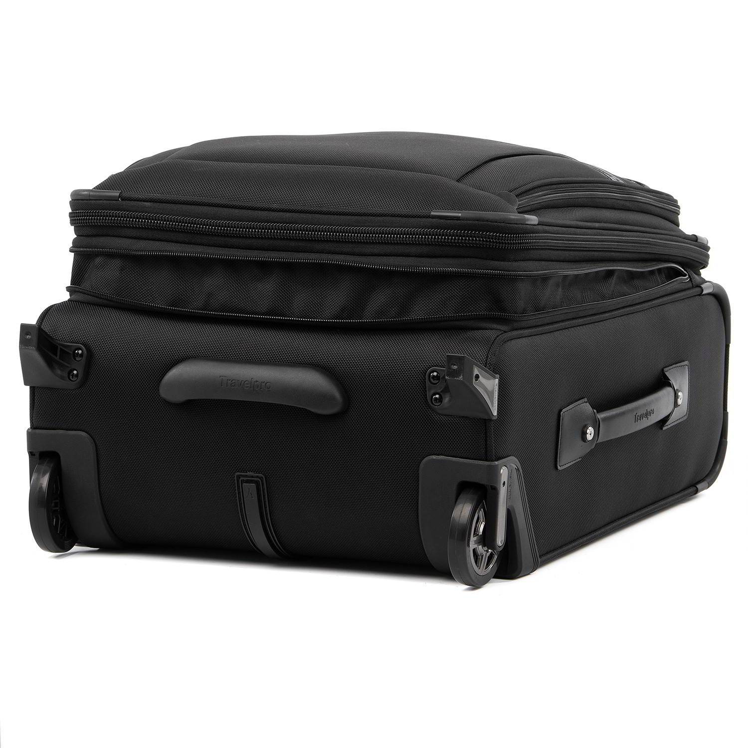 Travelpro Platinum Elite International Expandable Carry-on Rollaboard, Shadow Black