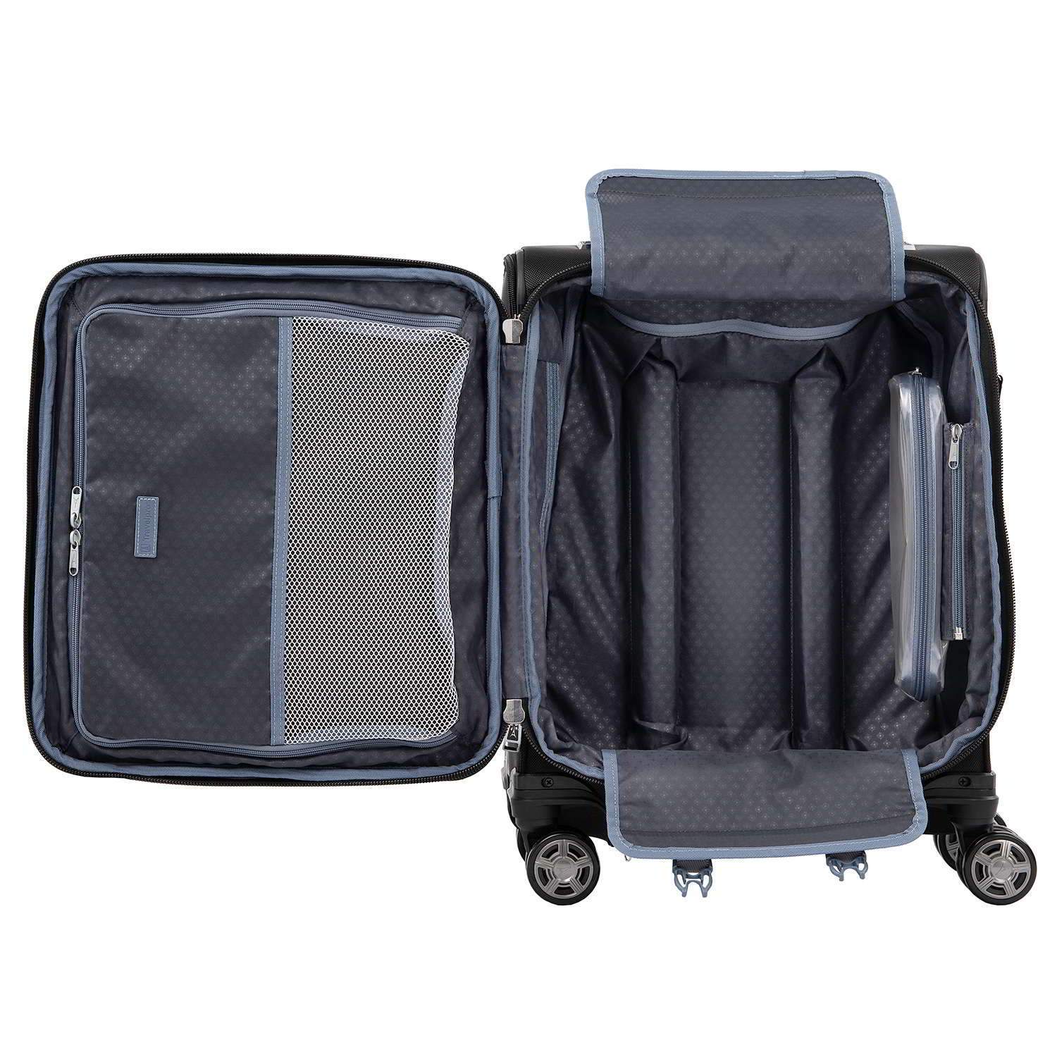 Travelpro Platinum Elite International Expandable Carry-On Spinner, Shadow Black