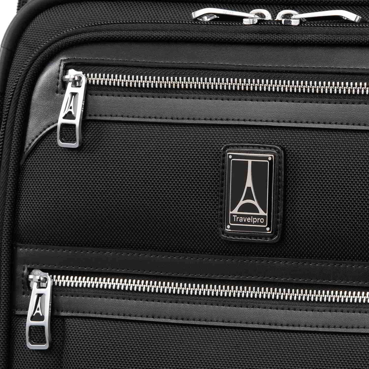 Travelpro Platinum Elite International Expandable Carry-On Spinner, Shadow Black