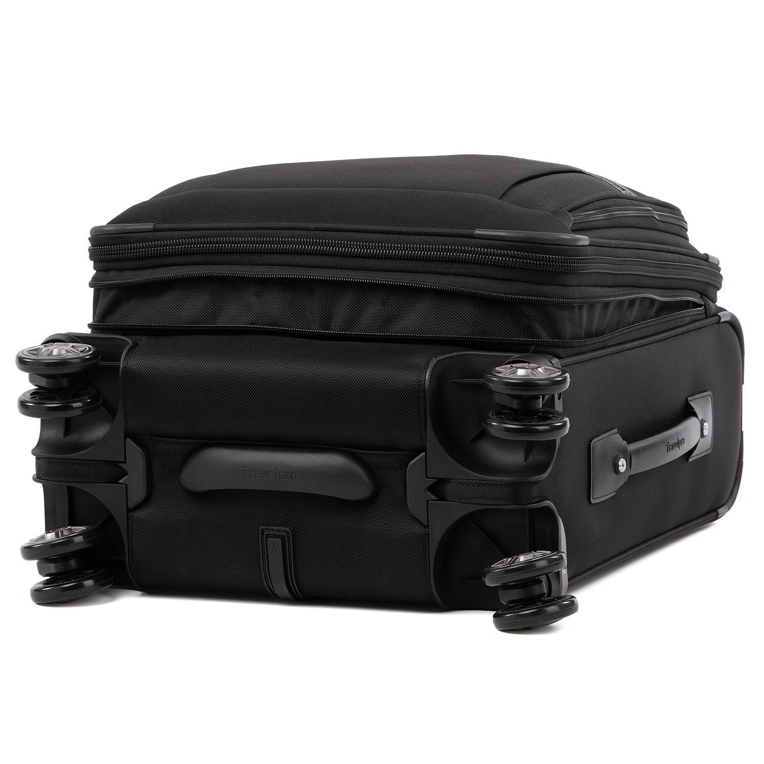 Travelpro Platinum Elite International Expandable Carry-On Spinner, Shadow Black