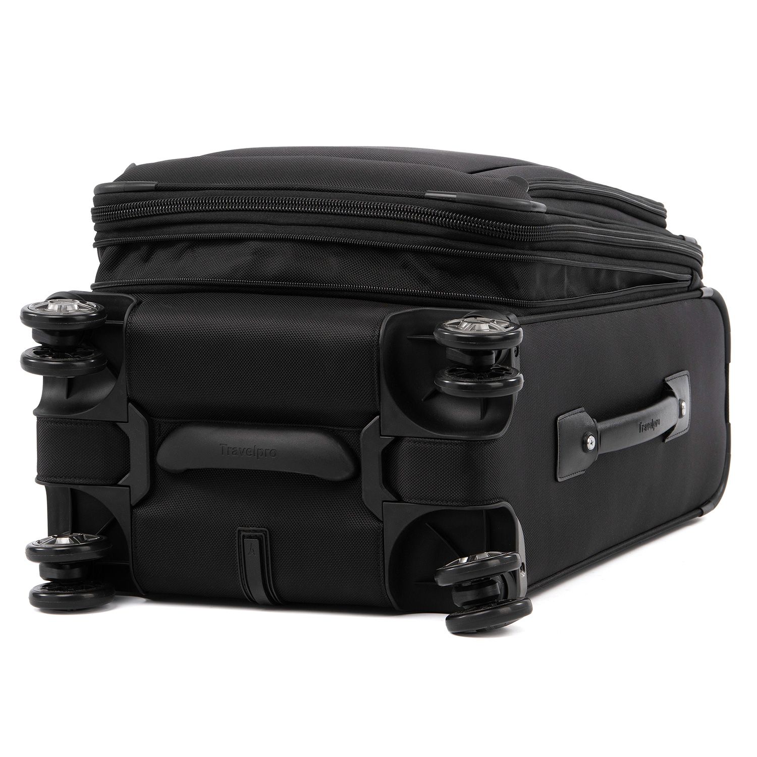 Travelpro Platinum Elite 20” Expandable Business Plus Carry-On Spinner, Shadow Black