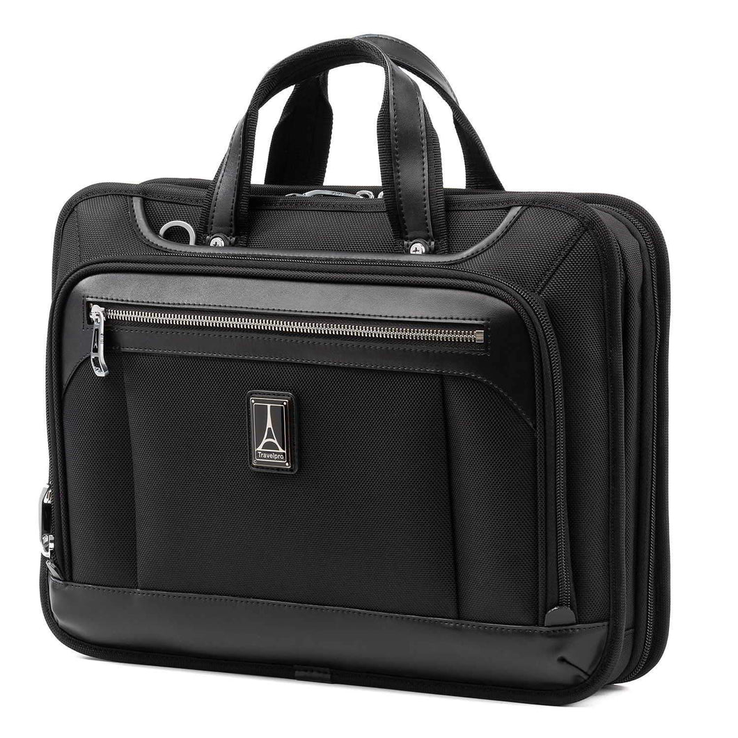 Travelpro Platinum Elite Slim Business Brief, Shadow Black 