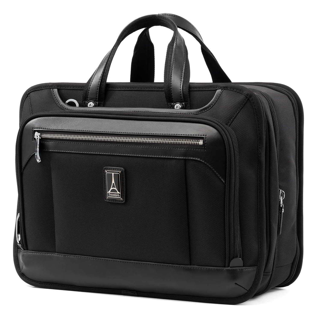 Travelpro Platinum Elite Expandable Business Brief, Shadow Black