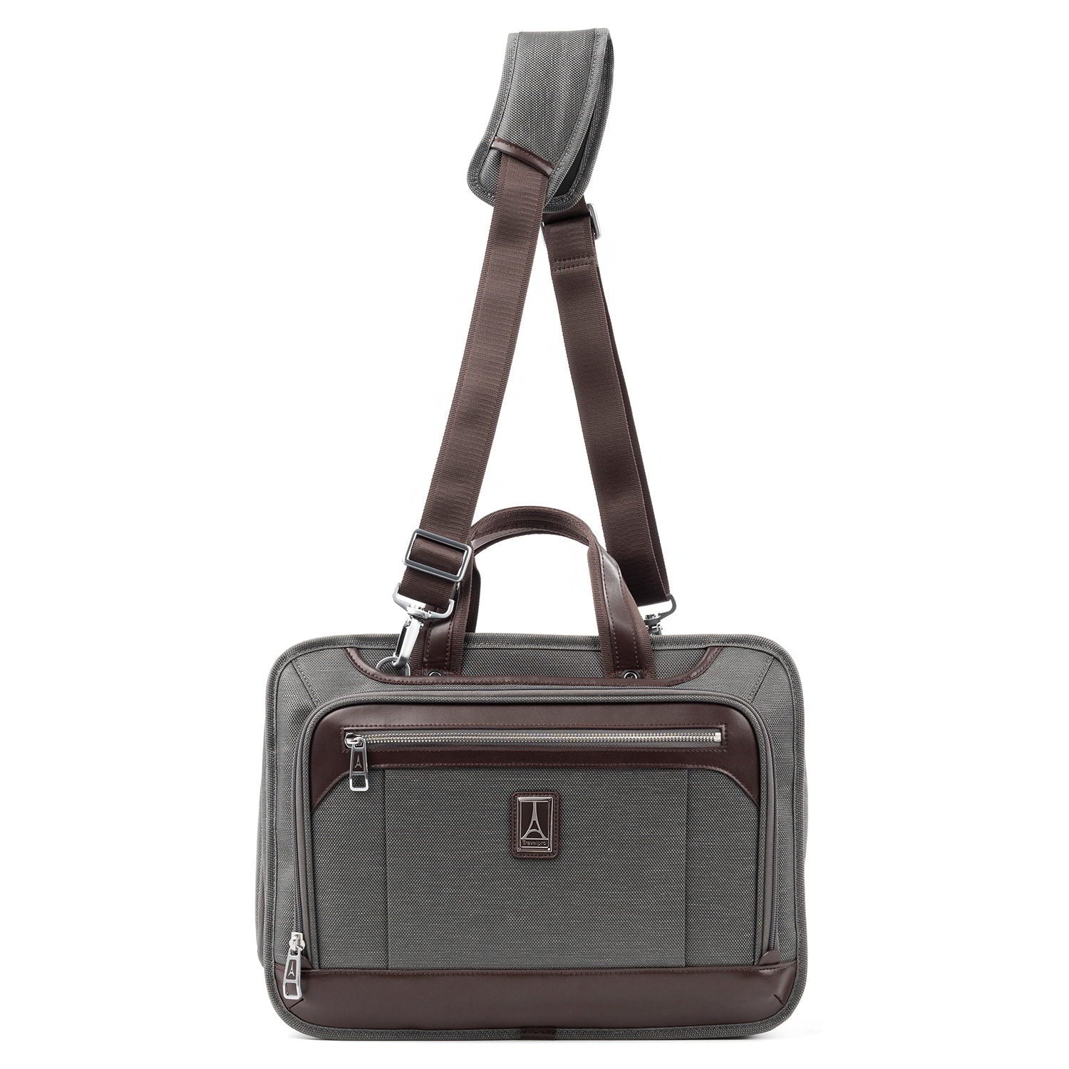 Travelpro Platinum Elite Expandable Business Brief, Vintage Grey