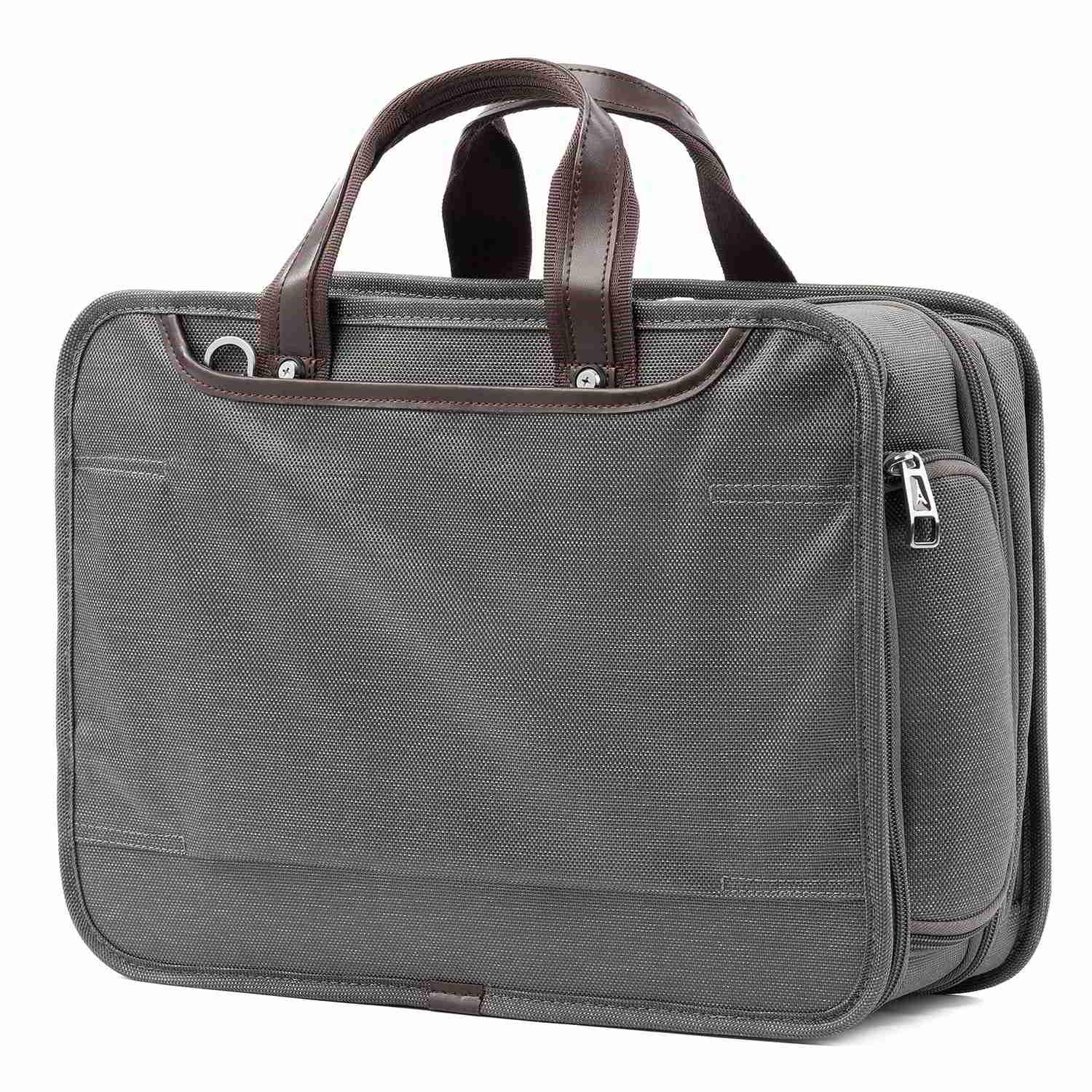 Travelpro Platinum Elite Expandable Business Brief, Vintage Grey