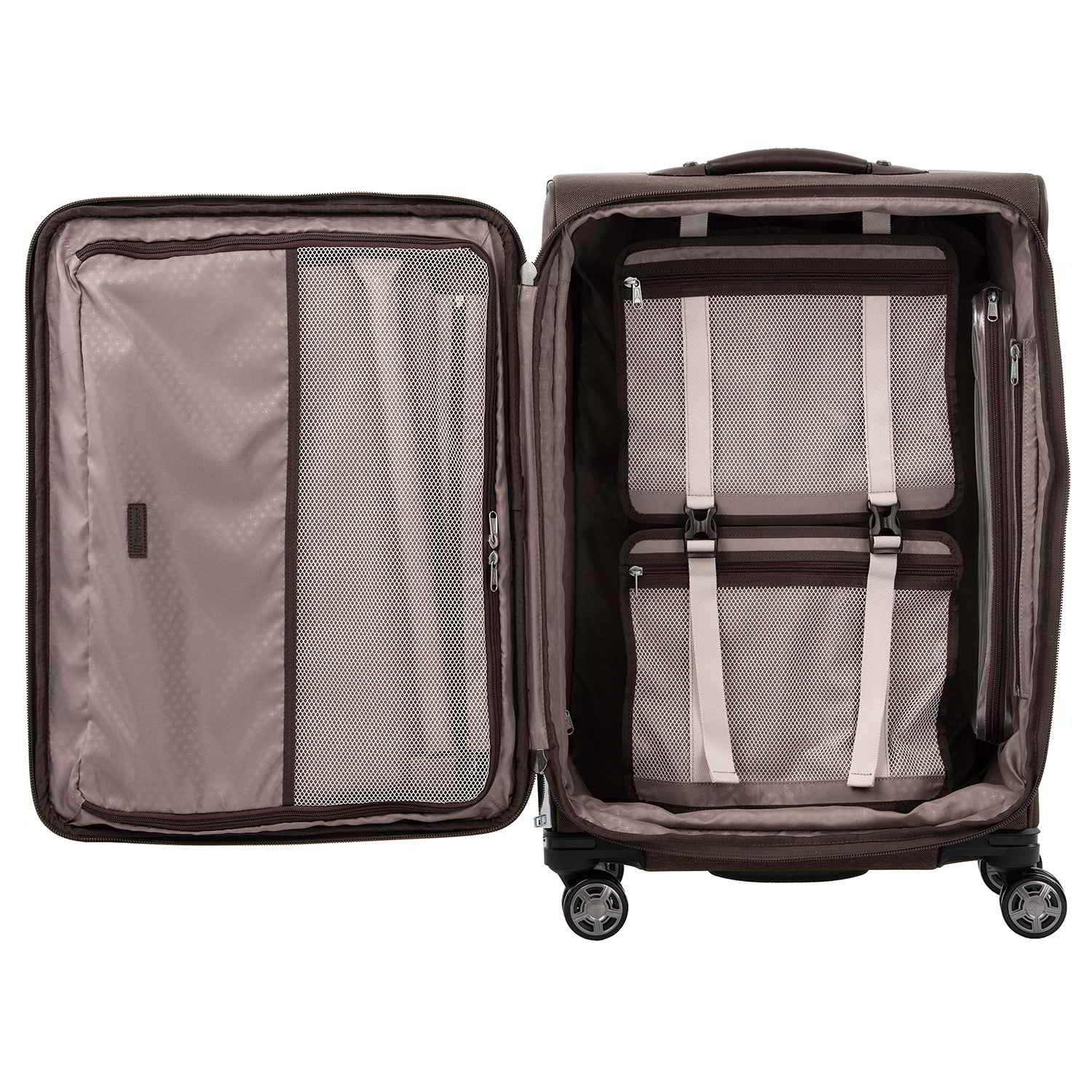 Travelpro Platinum Elite 25" Expandable Checked Spinner, Rich Espresso